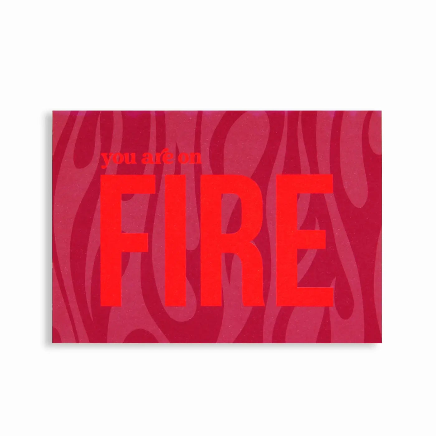 You are on fire | Postkarte
