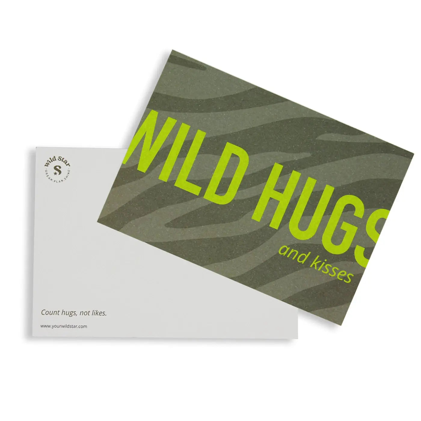 Wild hugs and kisses | Postkarte