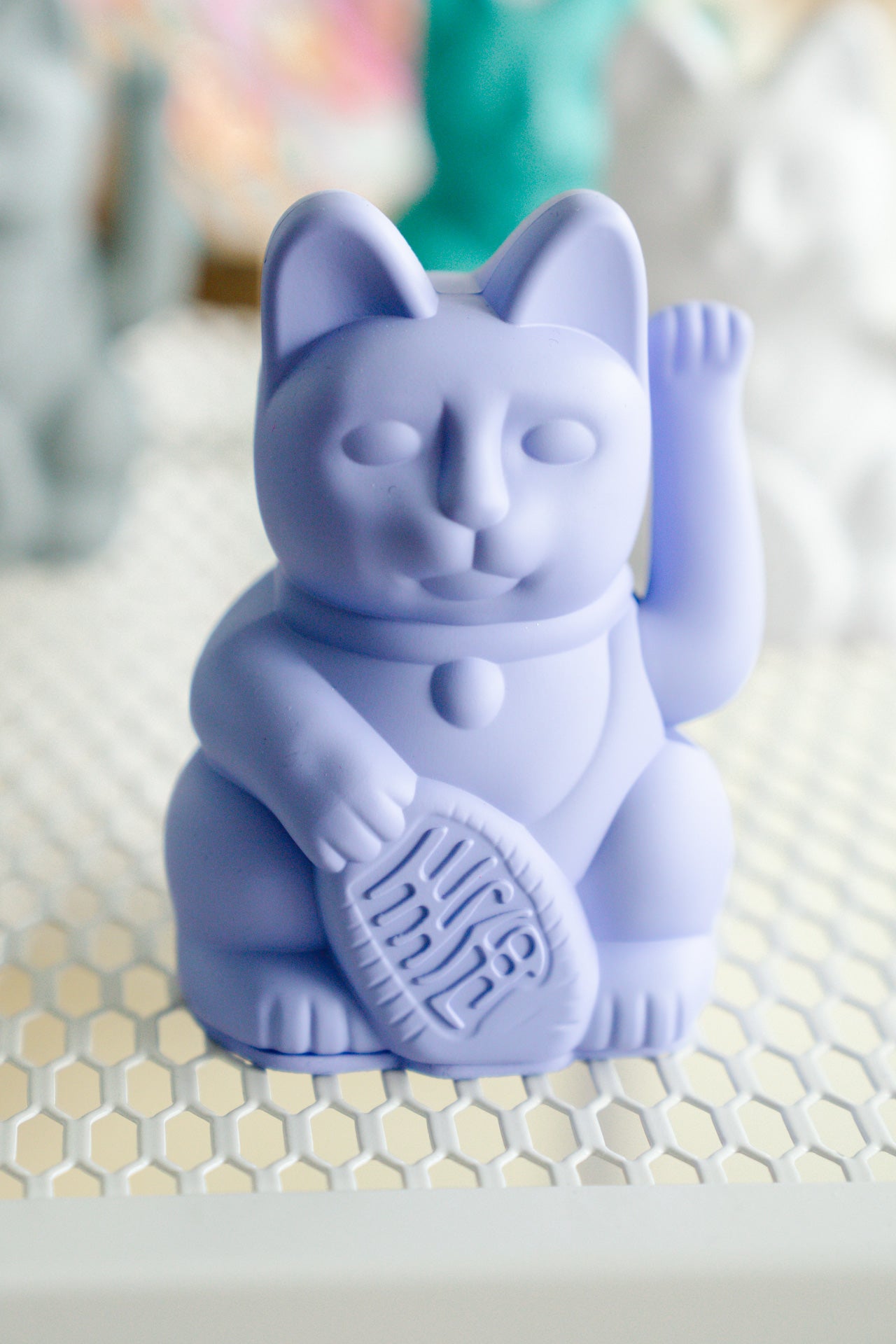 Winkekatze Mini - flieder