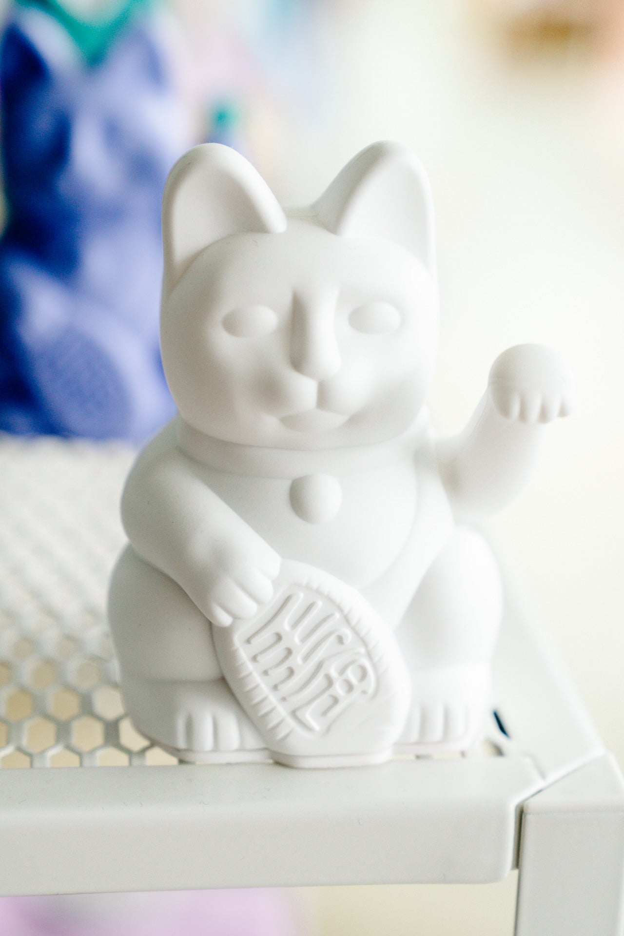 Winkekatze Classic - weiß