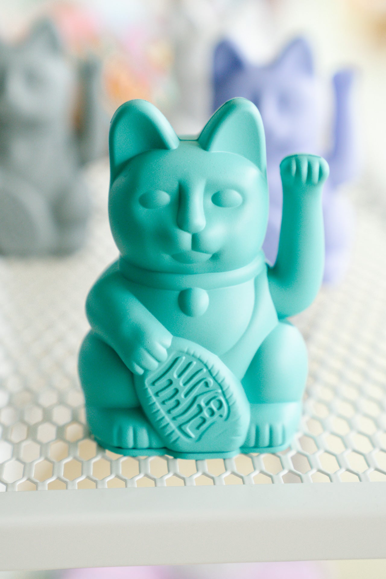 Winkekatze Mini - türkis