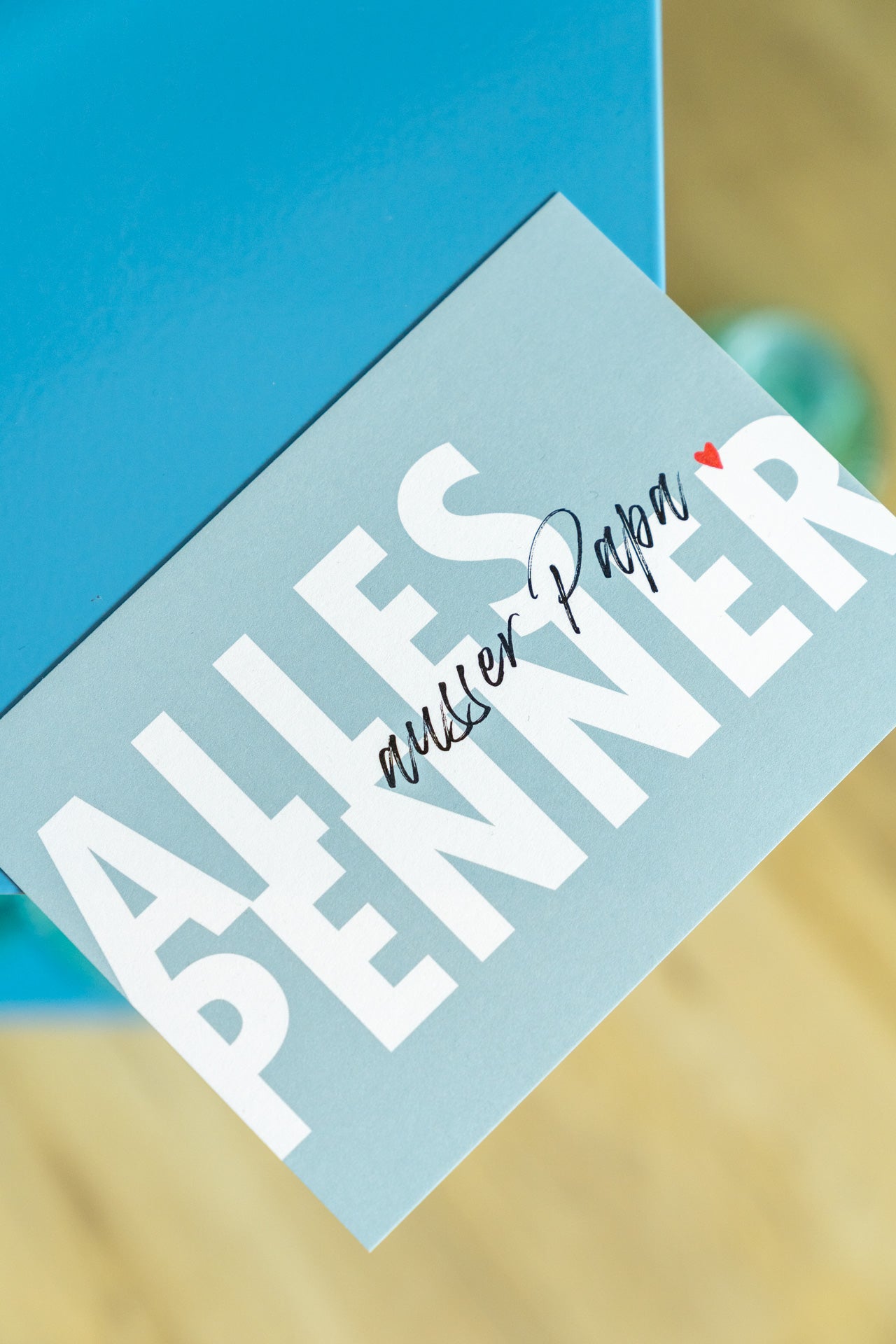Alles Penner ausser Papa | Postkarte