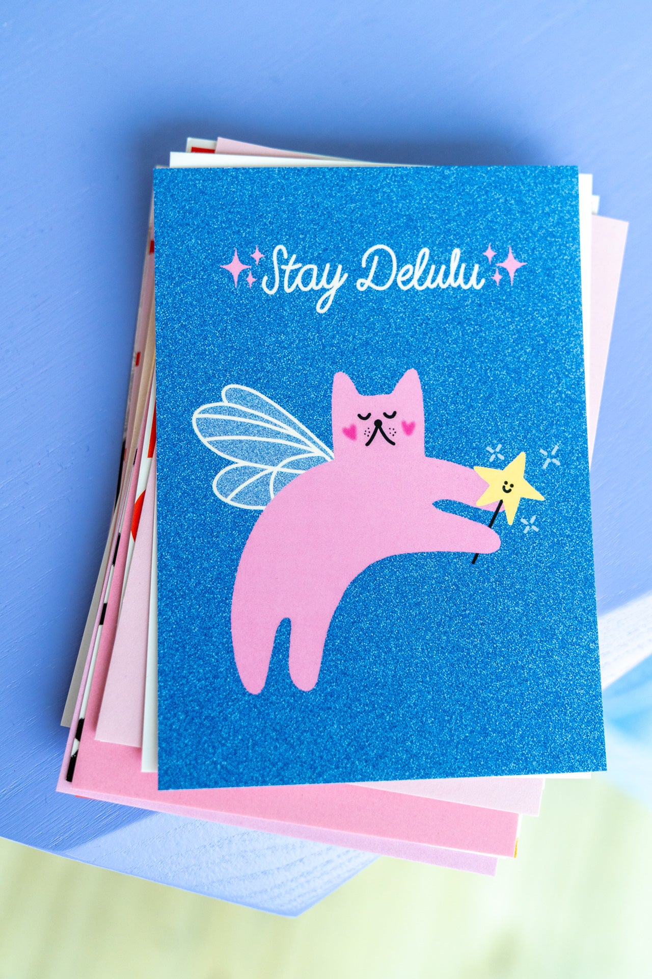 Stay Delulu | Postkarte
