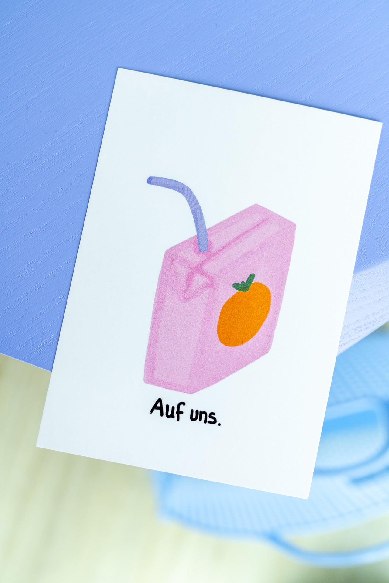 Auf uns | Postkarte