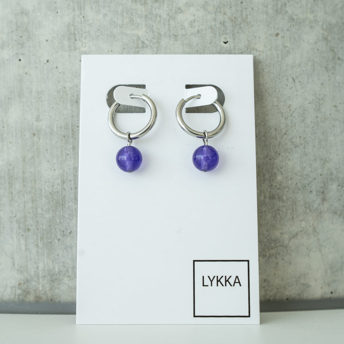 LYKKA Ohrringe "Circle" - gold|silver | verschiedene Farben