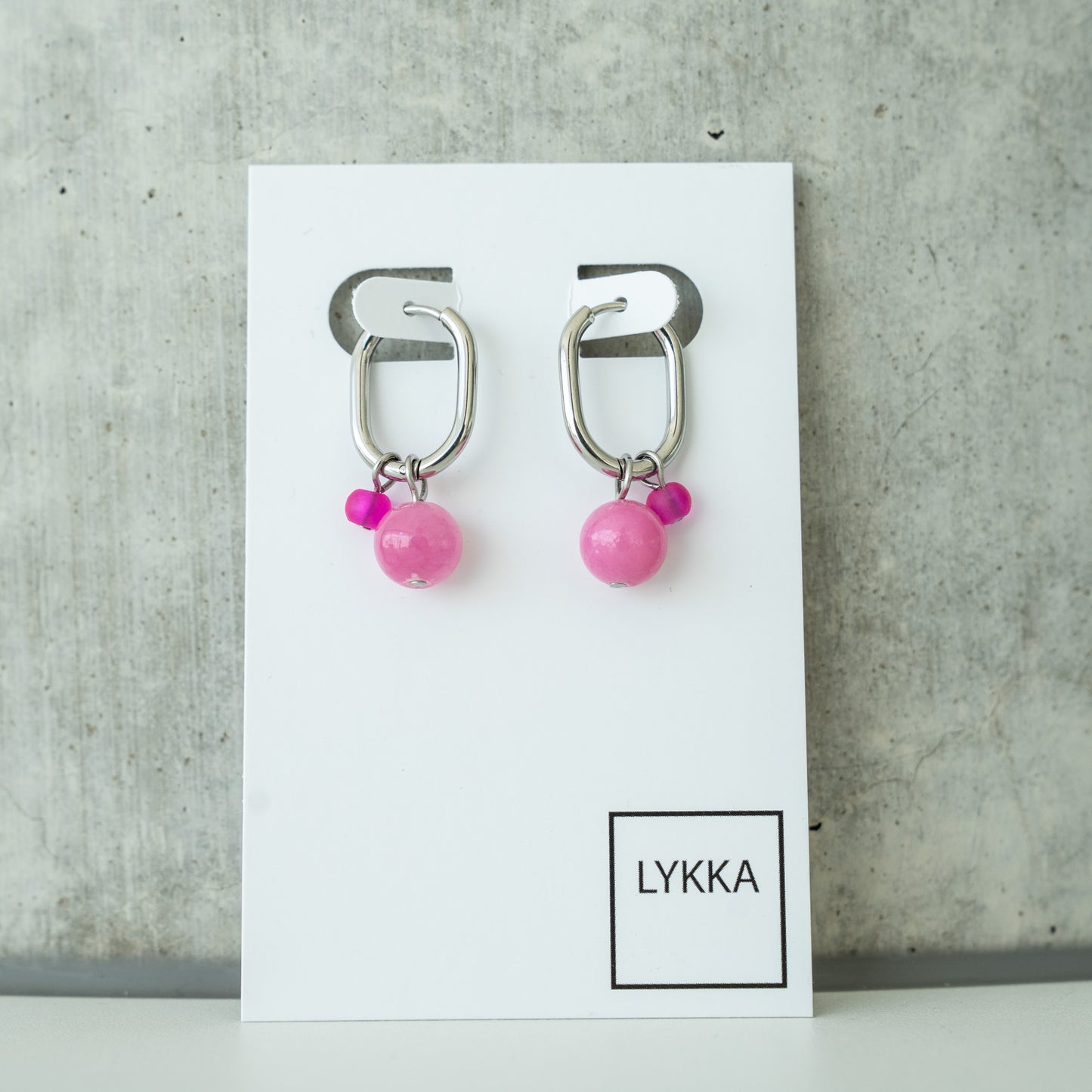 LYKKA Ohrringe "oval bubbles" gold|silber | verschied. Farben