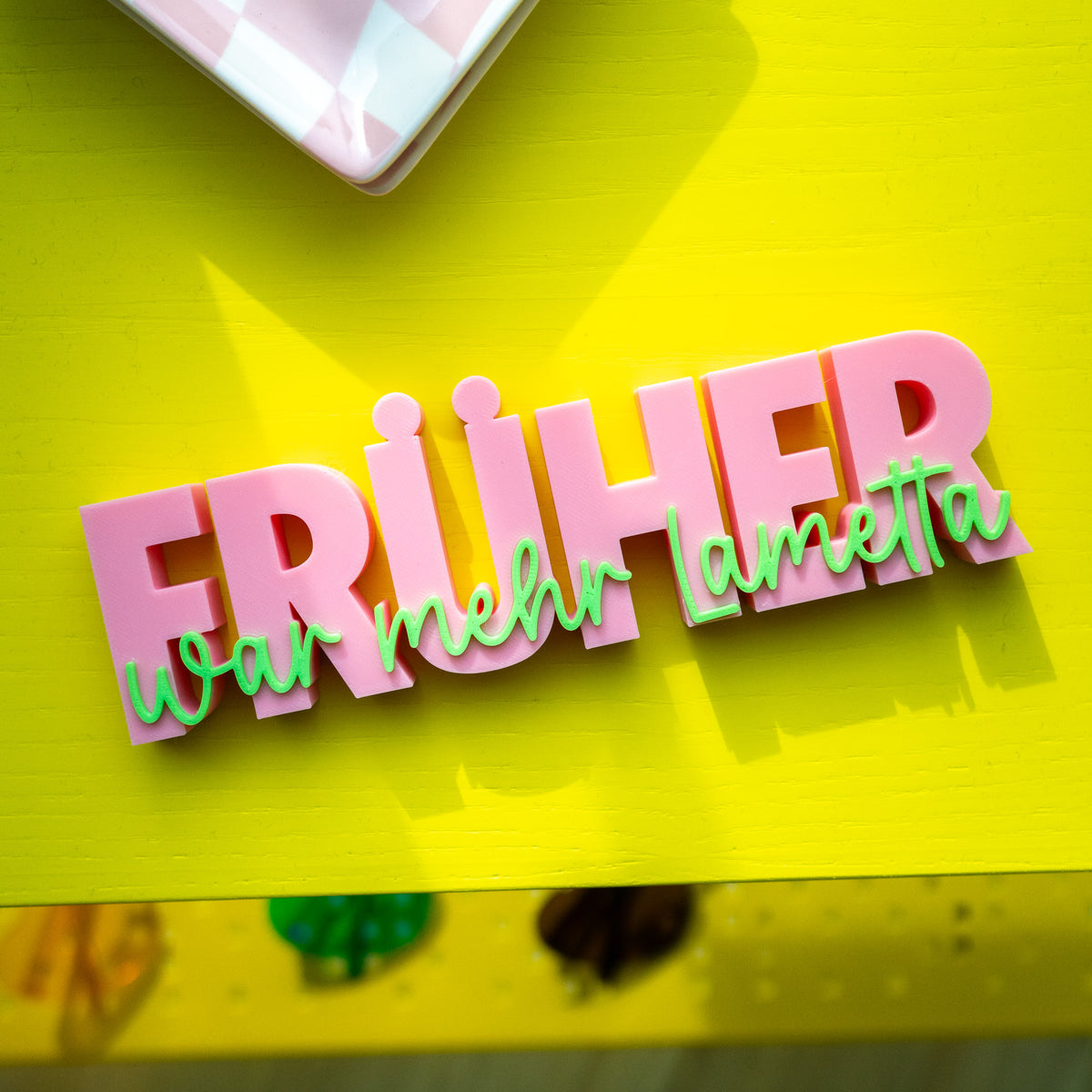 Früher war mehr Lametta, 3D Druck