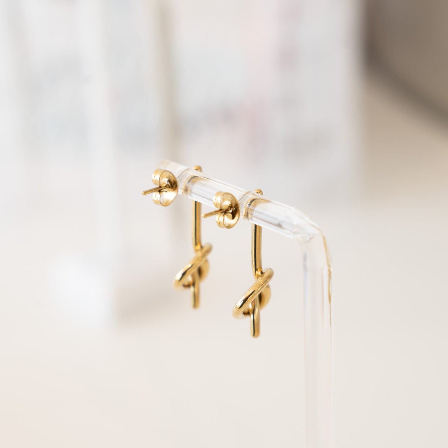 Ohrring | Knoten, gold