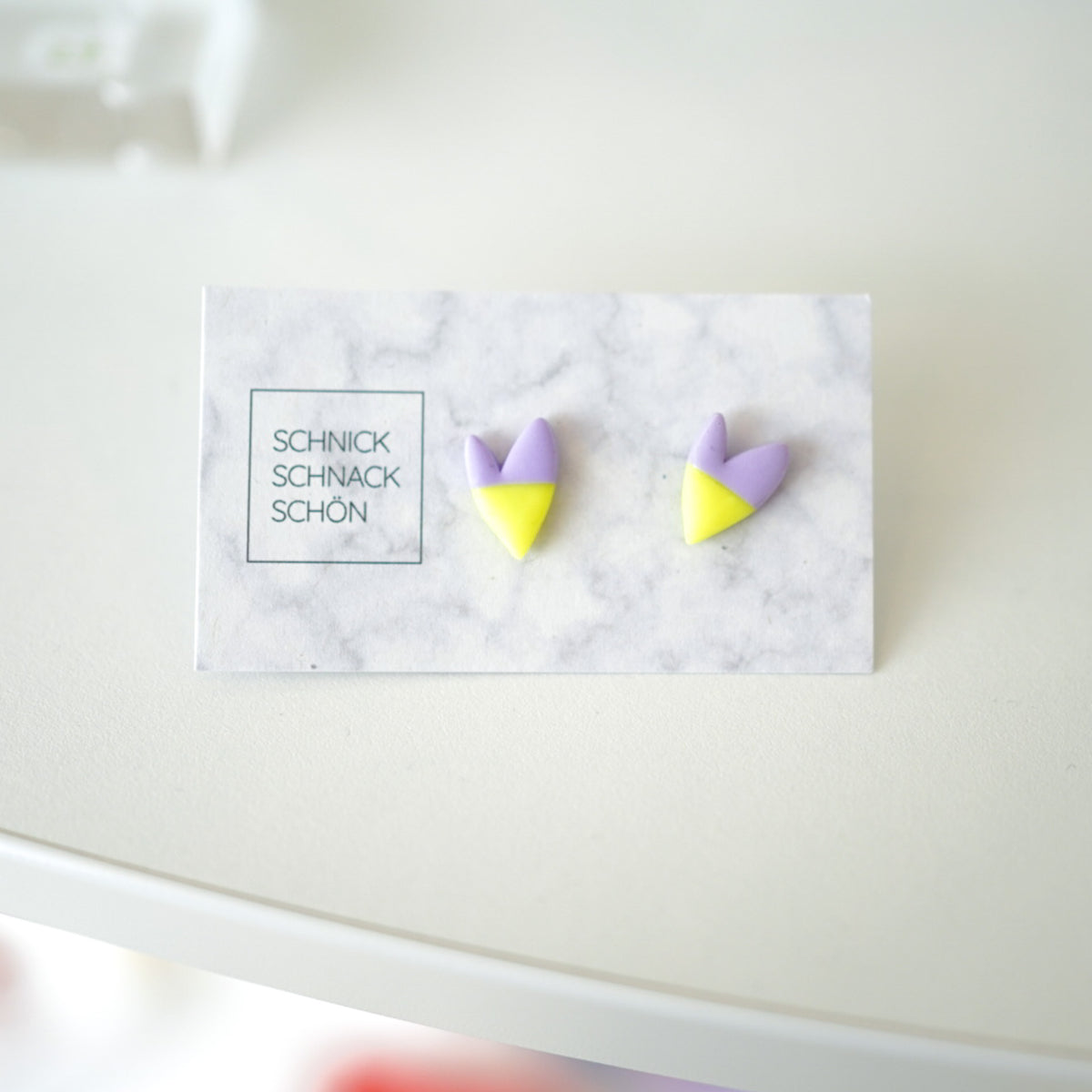Ohrstecker Herz | versch. Farben