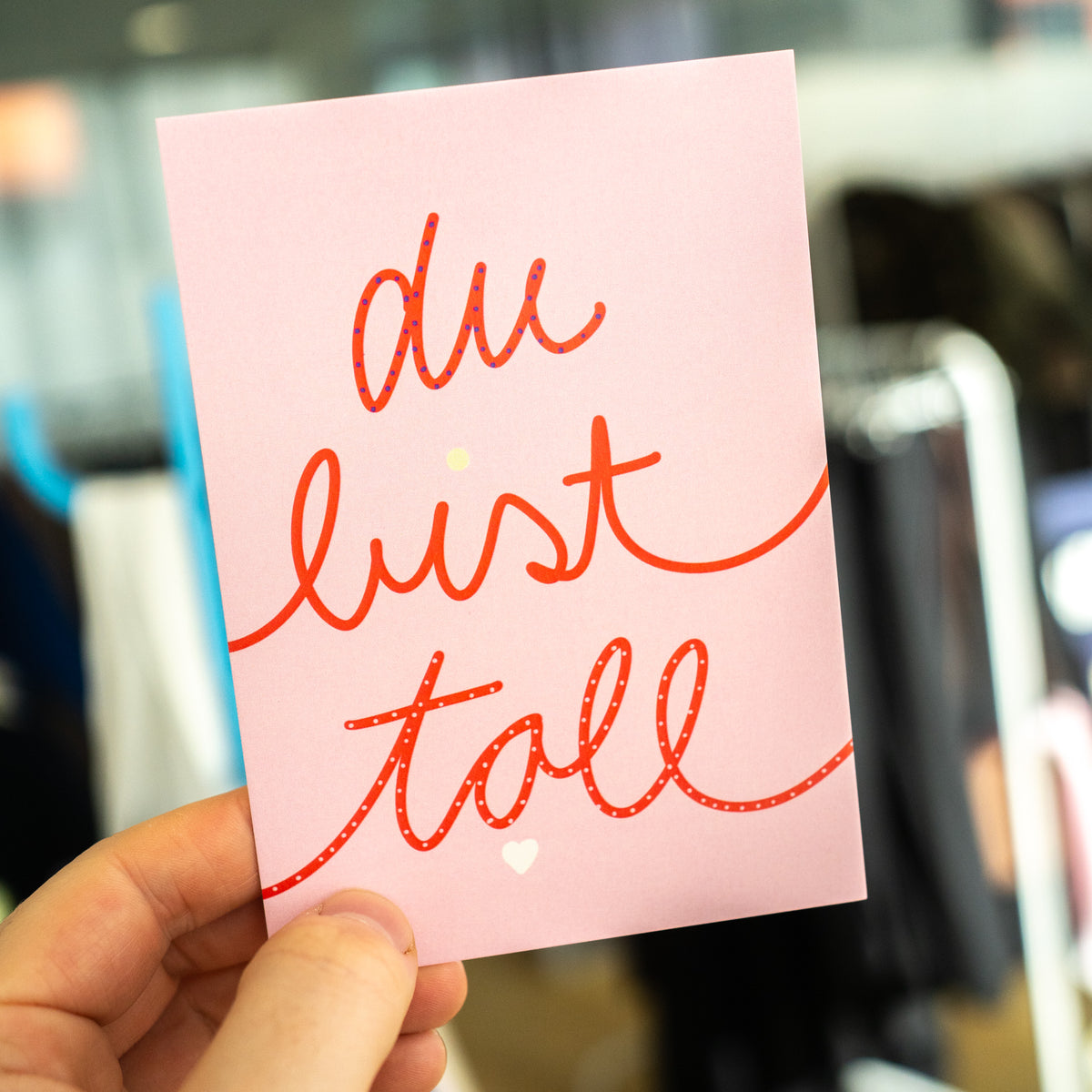 Du bist toll | Postkarte