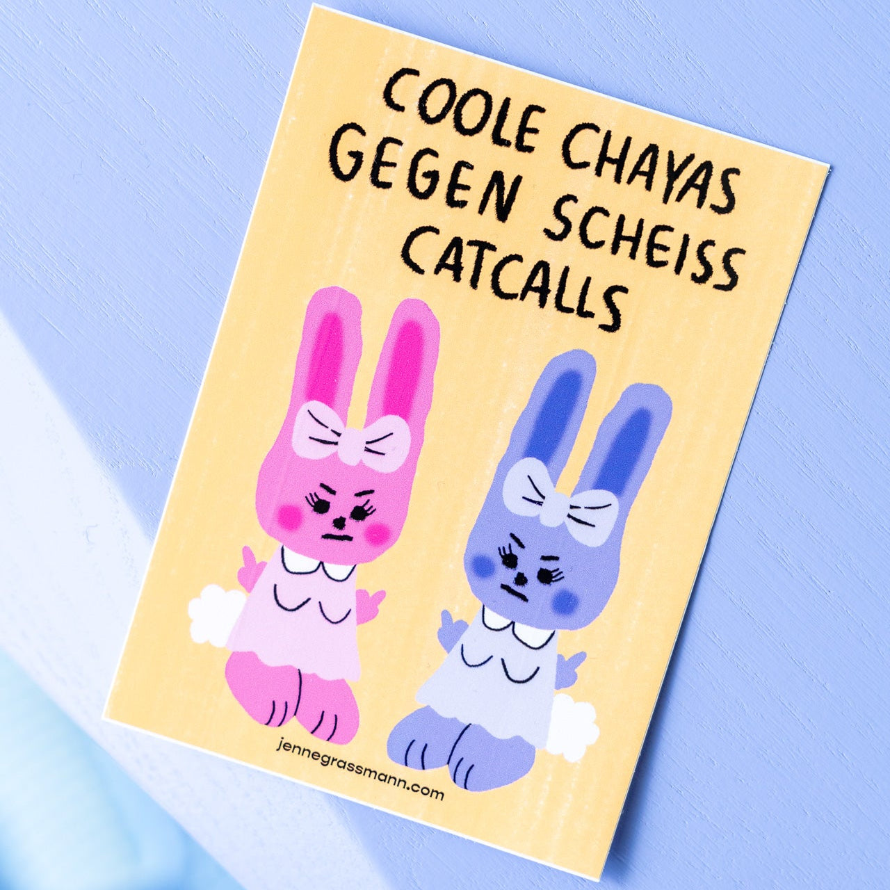 Sticker "Coole Chayas gegen Catcalls"