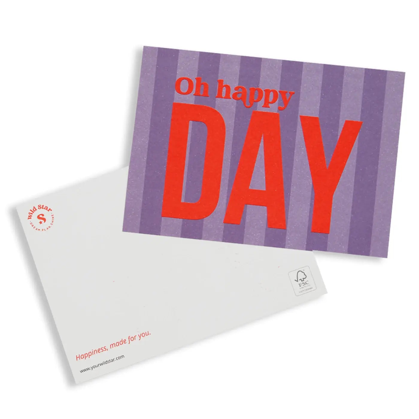 Oh happy day | Postkarte