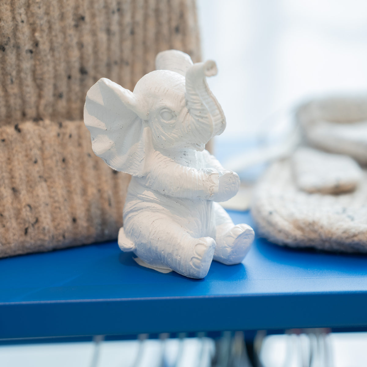 Figur, Elefant, weiß