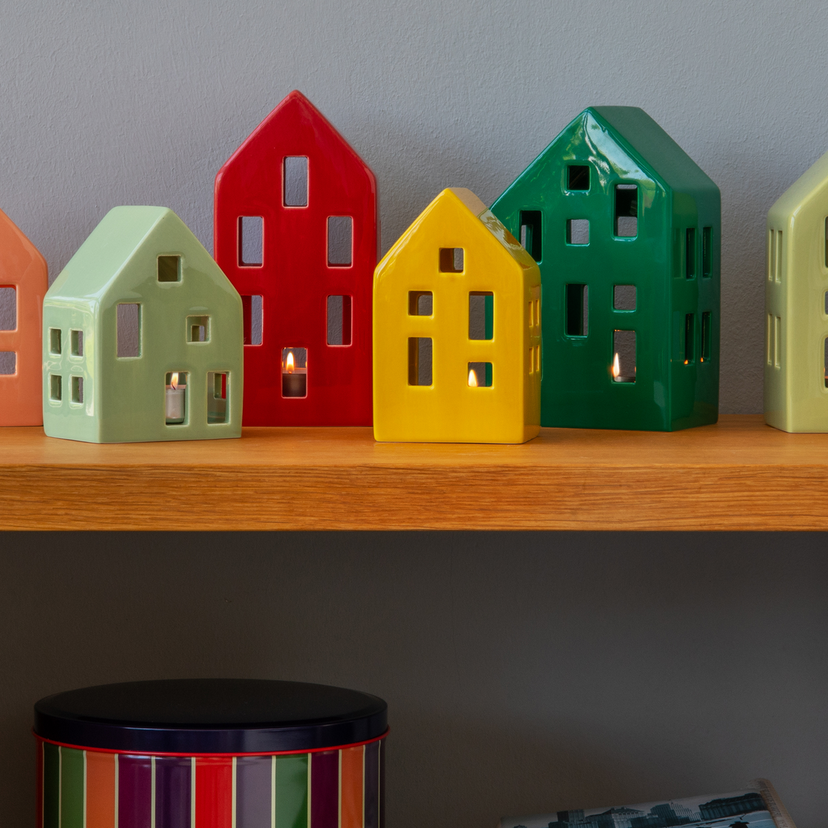 Teelichthaus NYHAVN | yellow