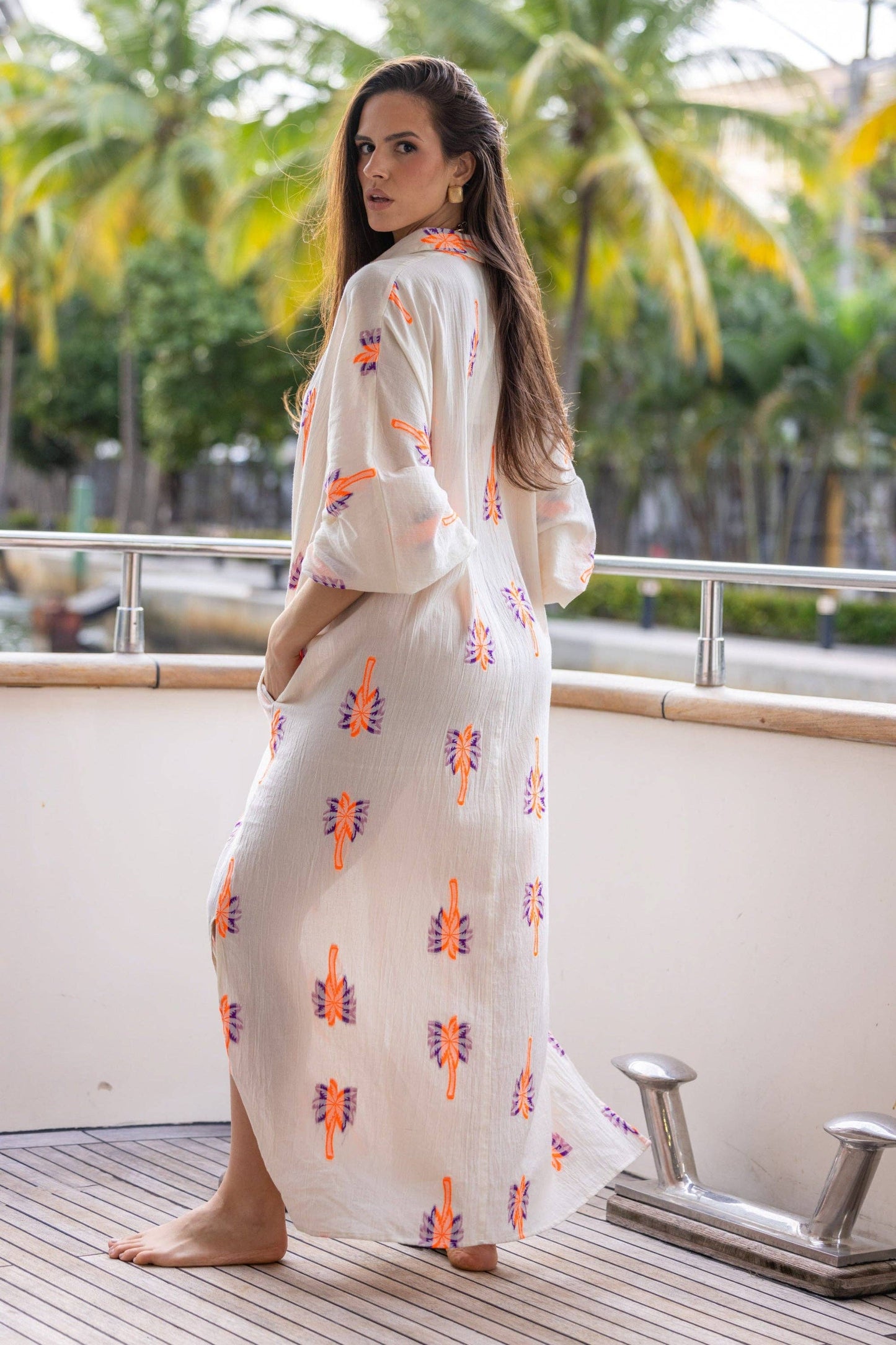 Langes fließendes Hemdkleid Nepal