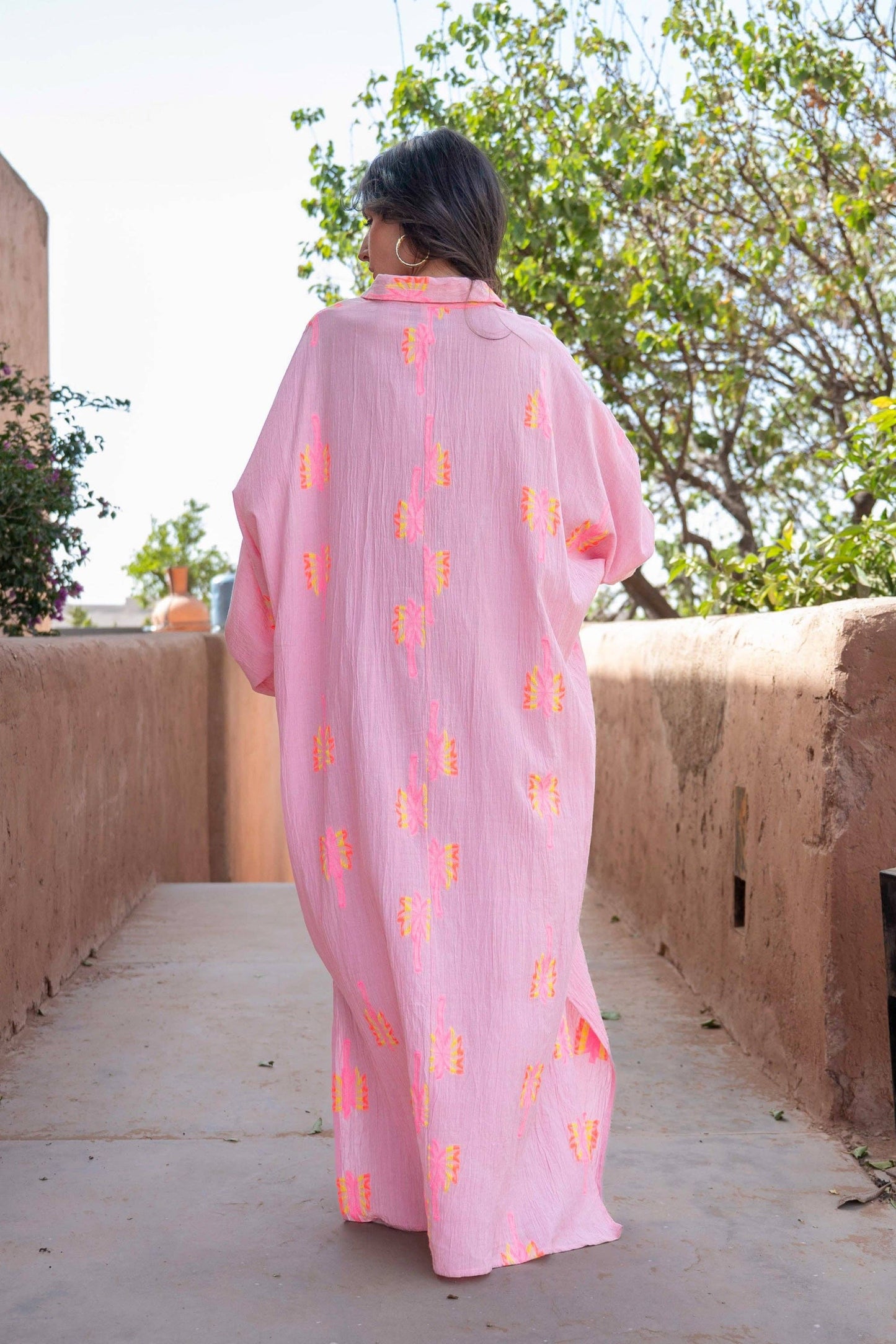 Langes fließendes Hemdkleid Nepal