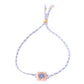 Armband "Evil Eye" blush - handmade