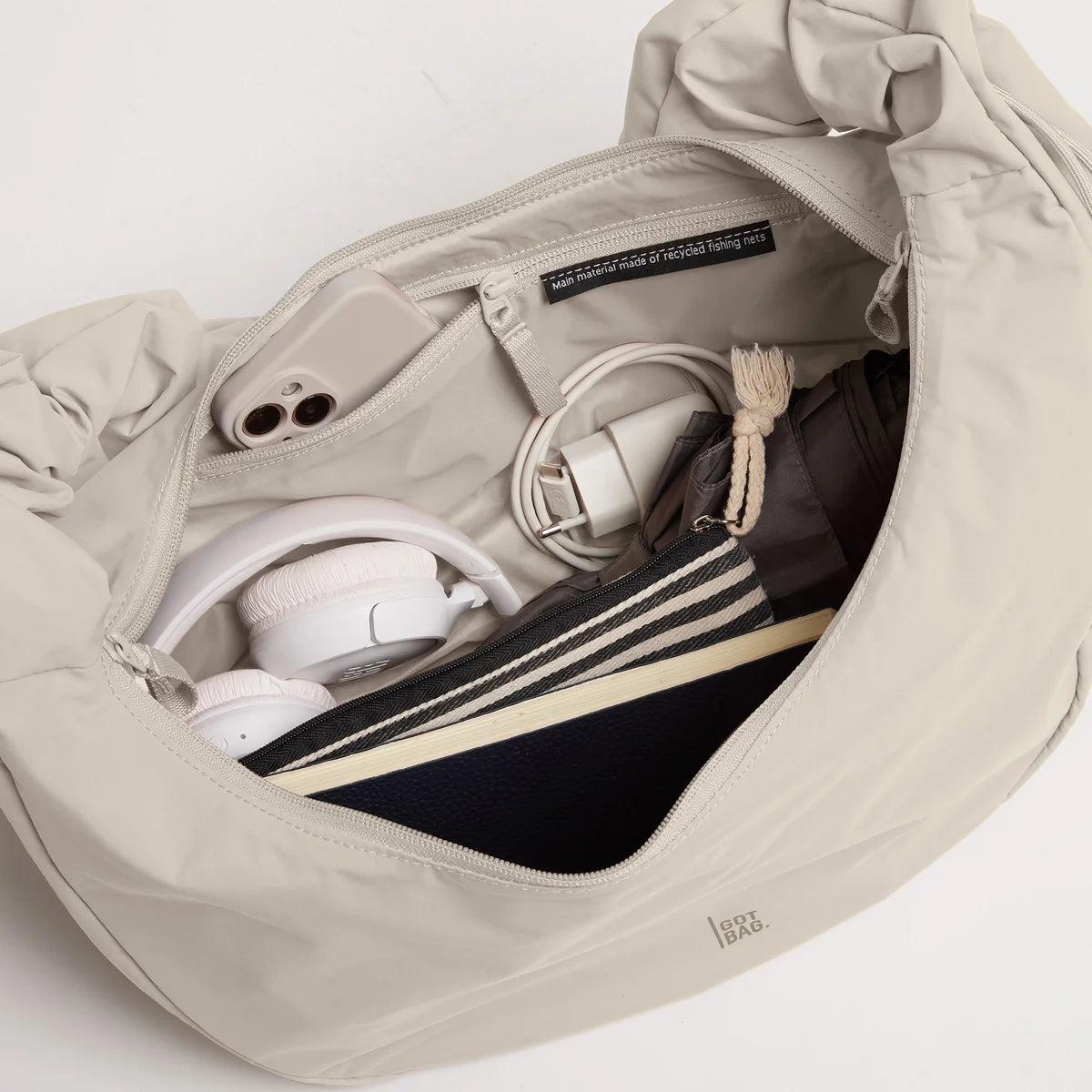 MOON BAG RUFFLE, soft shell