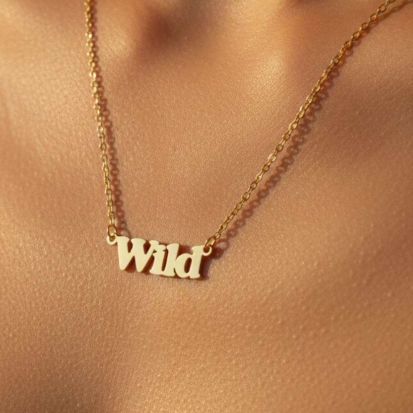 Halskette "wild" | 18-karat vergoldet
