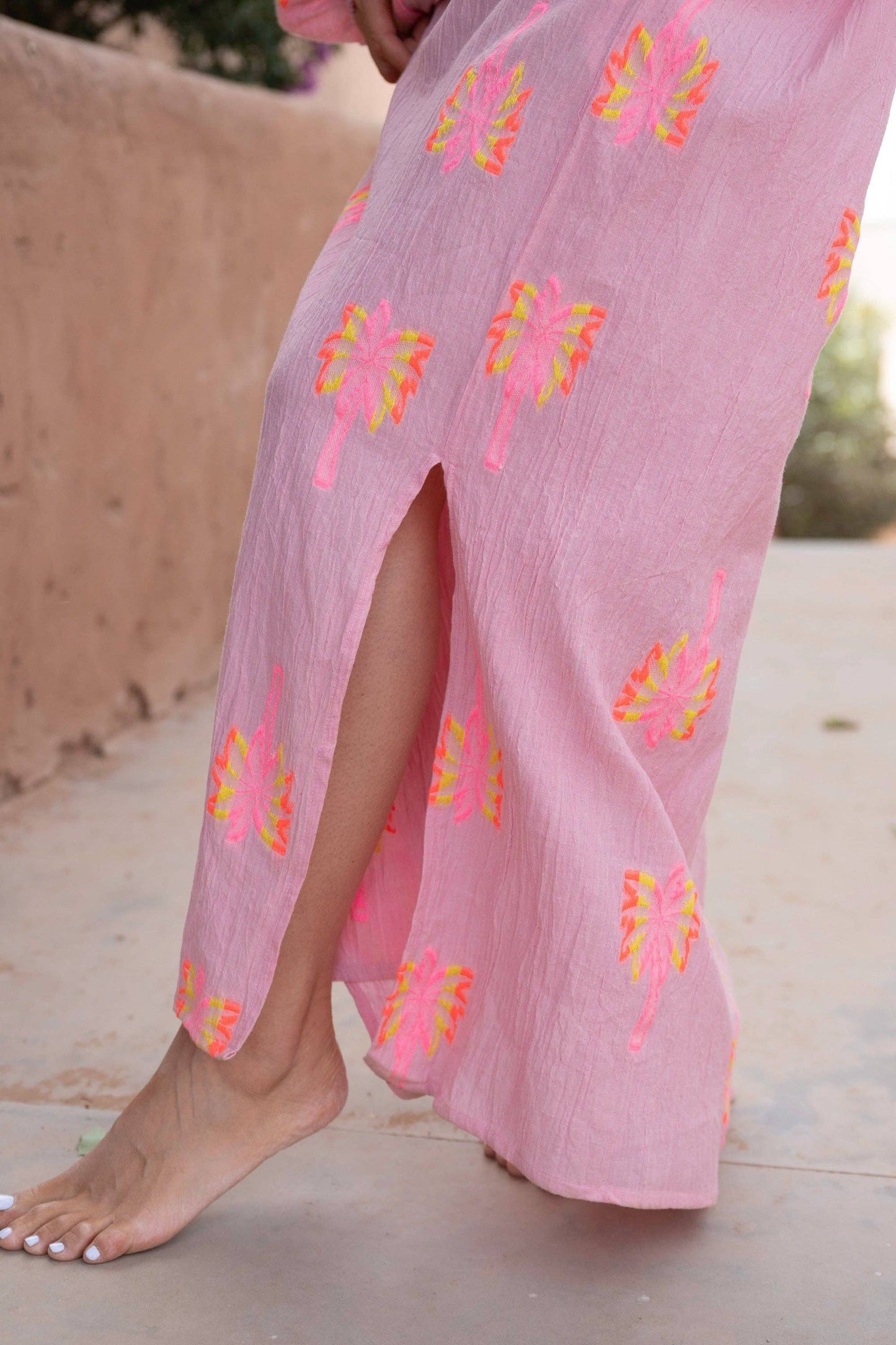Langes fließendes Hemdkleid Nepal