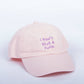 cap "don´t give a fuck"| light pink/liilac
