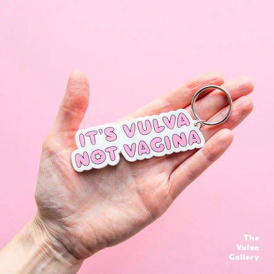 Schlüsselanhänger | it's vulva not vagina