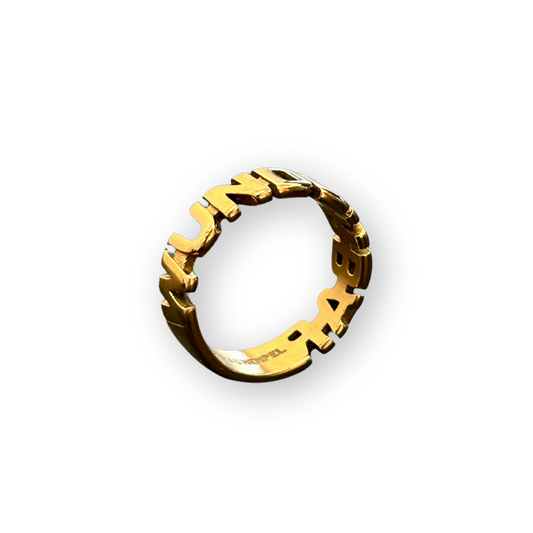 Ring | WUNDERBAR in gold, Gr. 52
