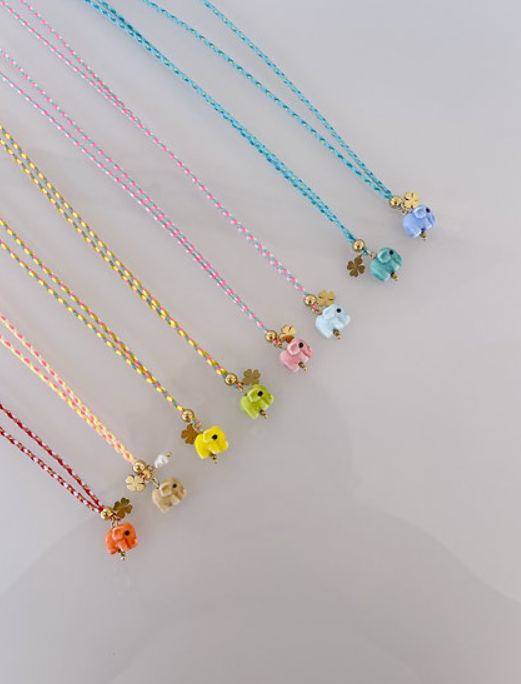 Halskette | Elefant | verschiedene Farben