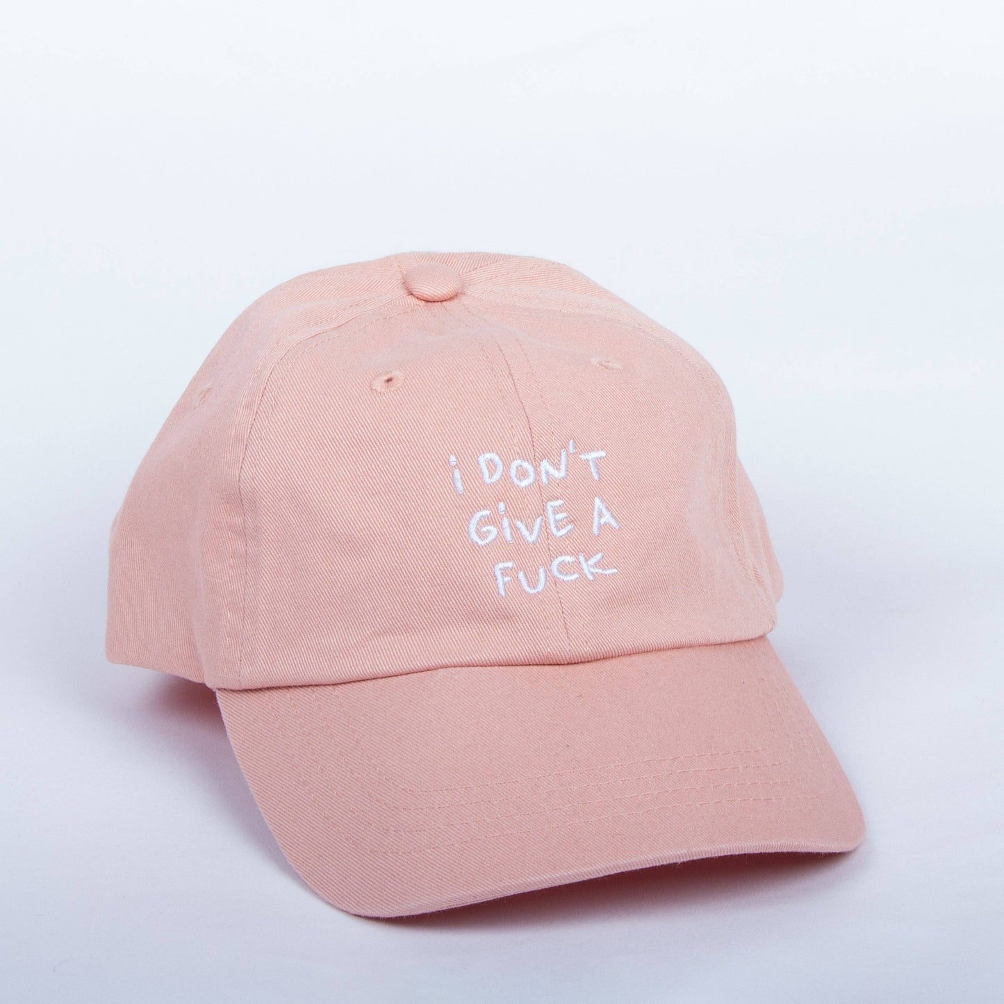 cap "don´t give a fuck" | peach/white