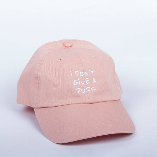 cap "don´t give a fuck" | peach/white