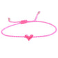 Love Ibiza Herz-Armband Pink - handmade