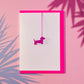 hang me happy * little wiener neonpink