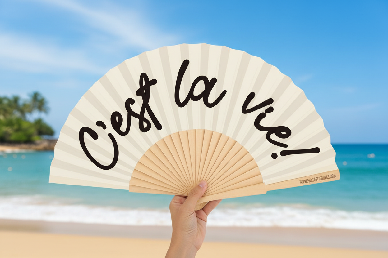 Handfächer | c'est la vie