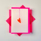 hang me happy * heart neonpink
