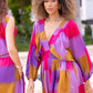 Kurzkleid V-Ausschnitt Kanita