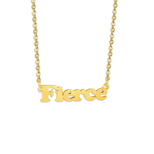 Halskette FIERCE | 18 karat vergoldet