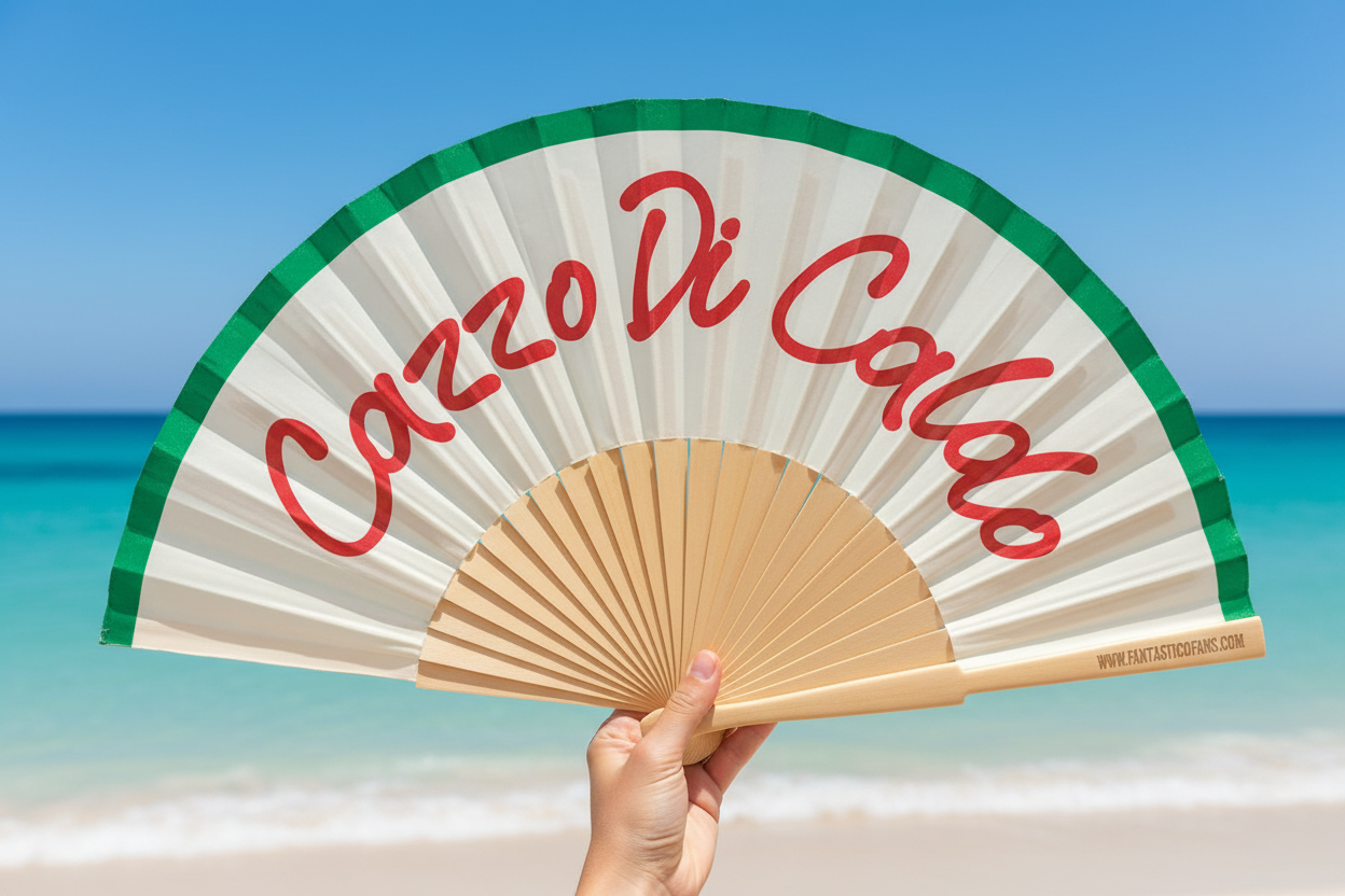 Handfächer | cazzo di caldo
