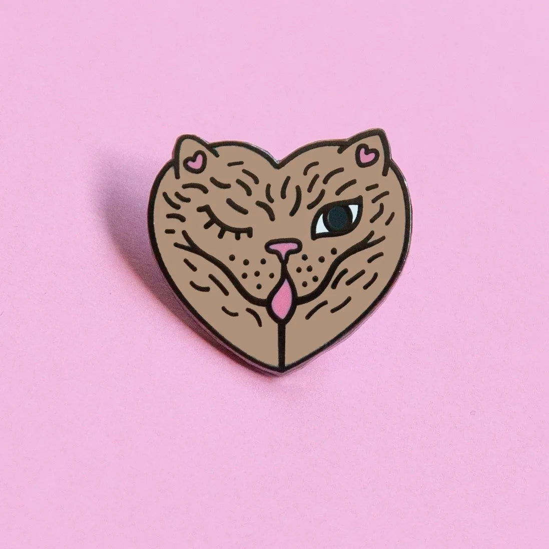 Emaille Pin | Cheeky Vulvacat
