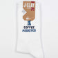 Coffee Addicted | Tennissocken