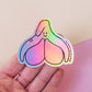 Sticker | Rainbow Clitoris | holografisch