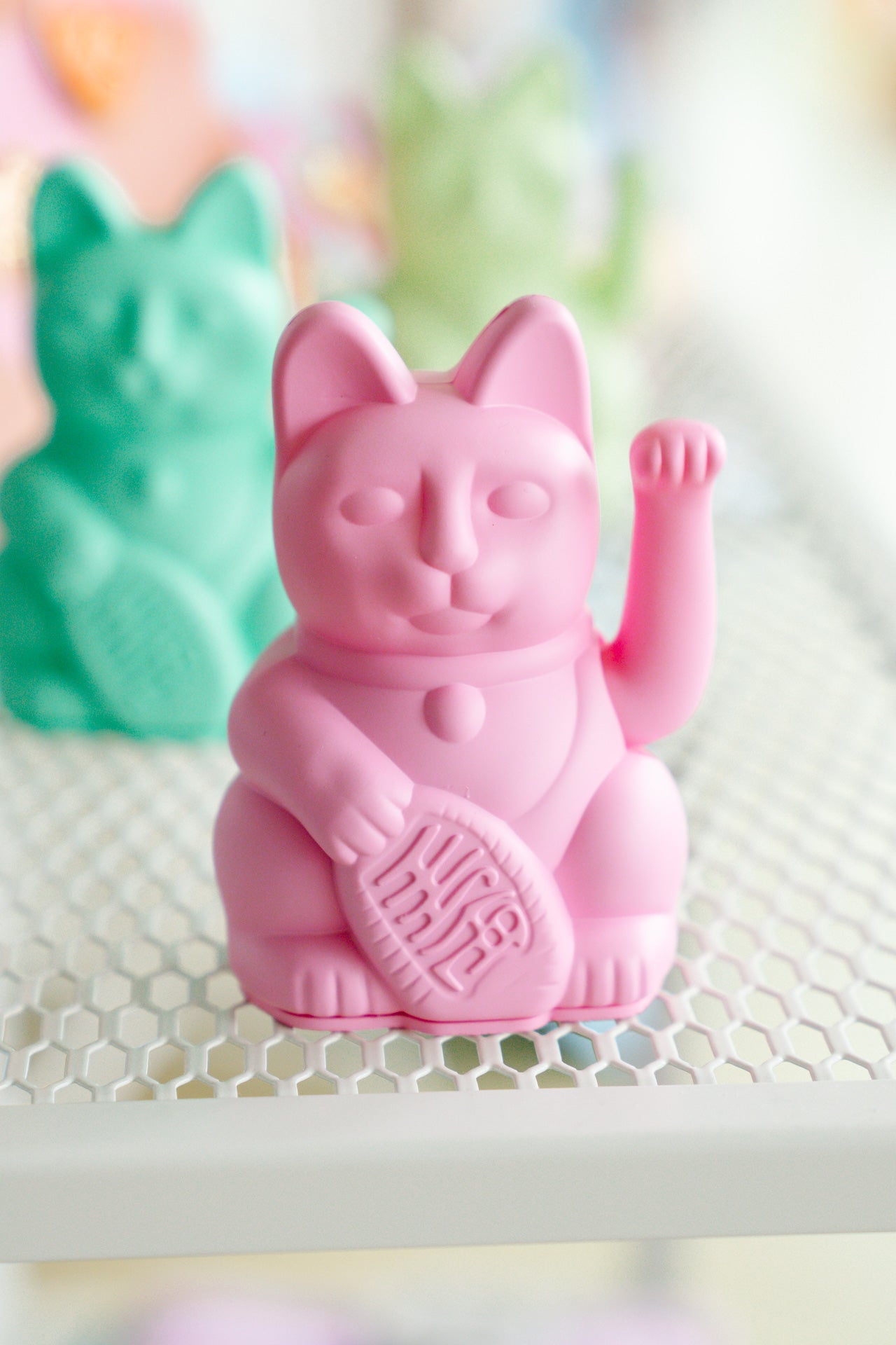Winkekatze Mini - hot pink