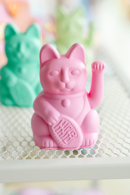 Winkekatze Mini - hot pink