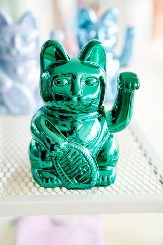 Lucky Cat - Cosmic Edition Uranus - Shiny Teal