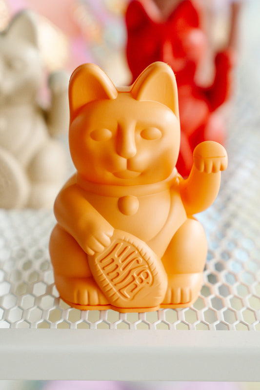 Winkekatze Mini - peach
