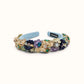 Haarreif Blumen hellblau