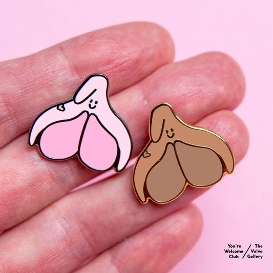 Emaille Pin | Happy Clitoris