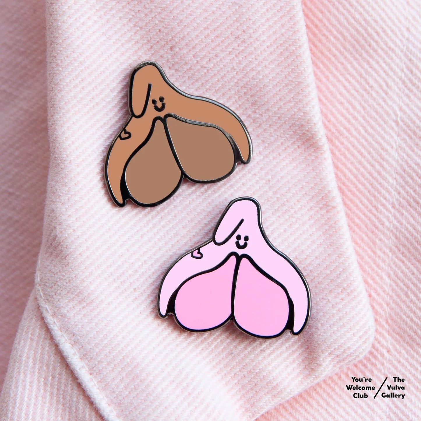 Emaille Pin | Happy Clitoris
