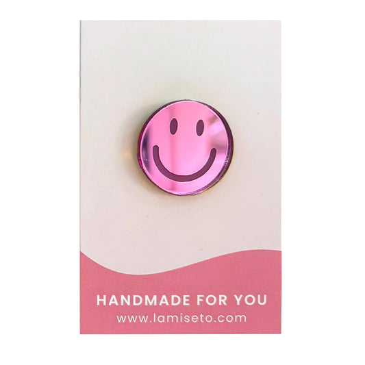 Brosche | happy smiley