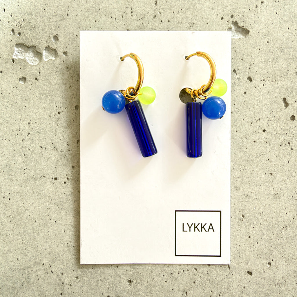 LYKKA Ohrringe "trio" - gold/silber | versch. Farben
