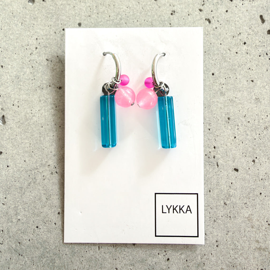 LYKKA Ohrringe "trio" - gold/silber | versch. Farben